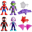 Marvel Spidey and His Amazing Friends Web-Slinging Adventure Set 3" Action Figure Set