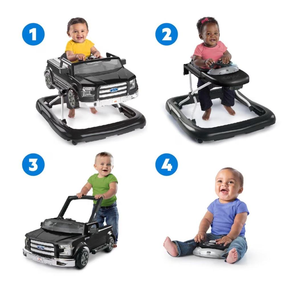 Bright Starts F-150 Agate Black 4-in-1 Walker Bright Starts F-150 Agate Black 4-in-1 Walker