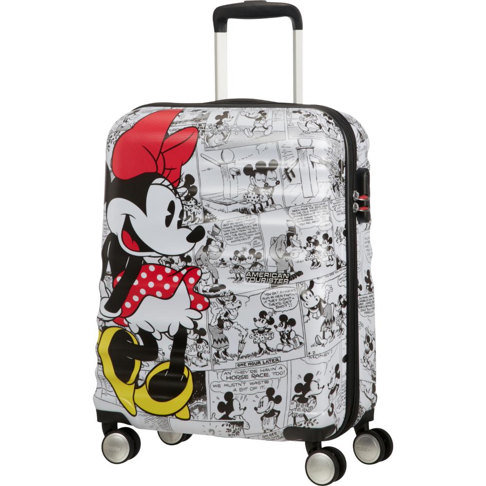 American Tourister Wave Breaker Disney Spinner 55Cm Minnie Comics White