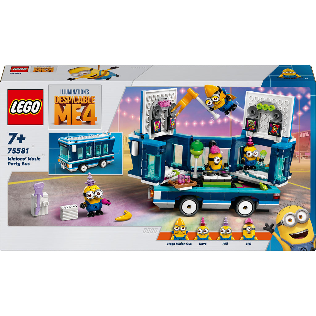 Lego Minions Music Party Bus