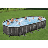Bestway 24' x 12' x 48"/7.32m x 3.66m x 1.22m Oval Pool Set