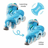 Yvolution Twista Skates Blue