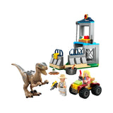 Lego Jurassic Park Velociraptor Escape 76957 Building Toy Set (137 Pieces)
