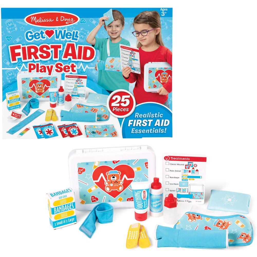 Melissa & Doug Get Well First Aid Kit Play Set