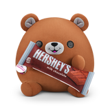 Scackles Snackles Medium - Bear Holding  Plush Hershey'S Milk Chocolate