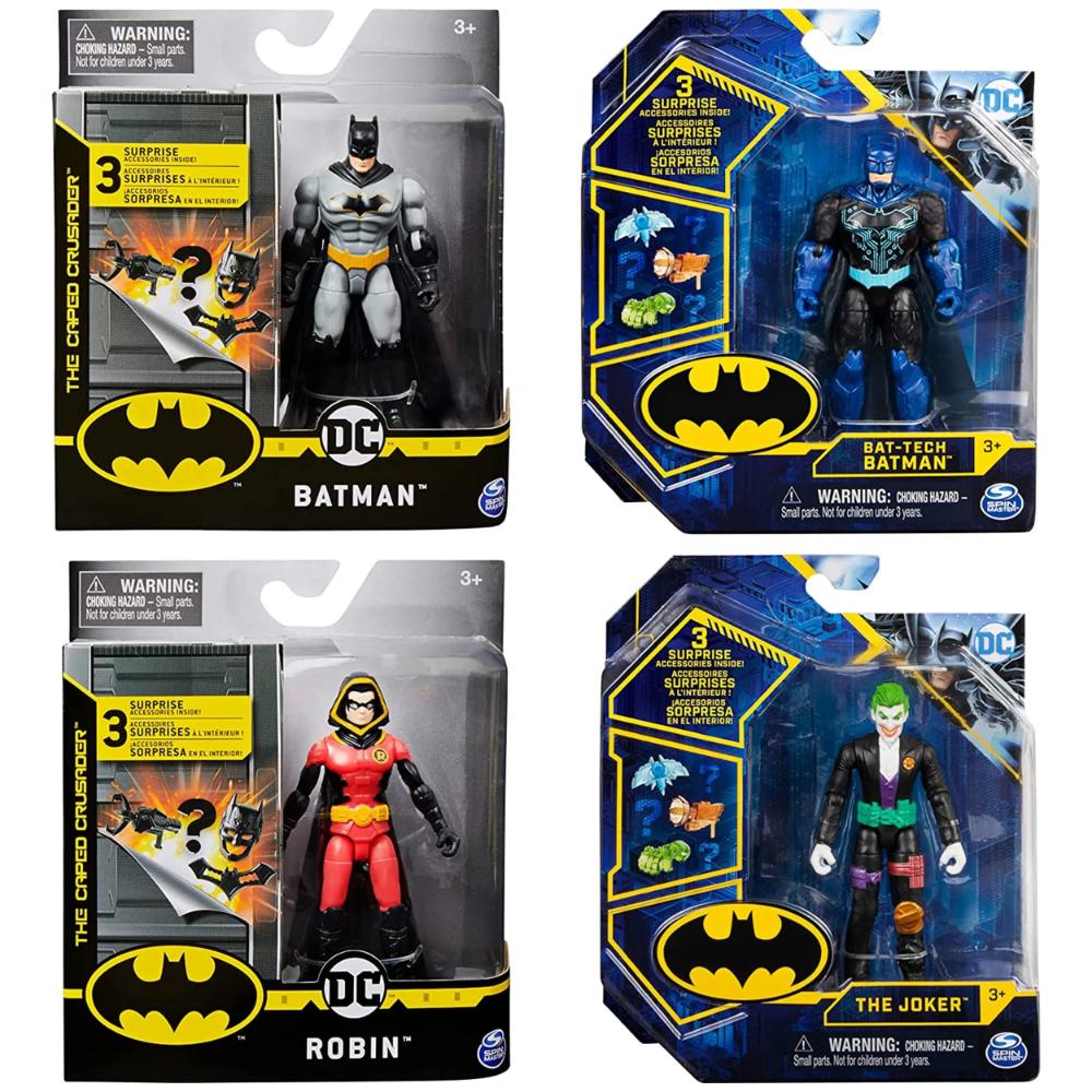 Dc Batman Figure 4 Basic Full Assorted