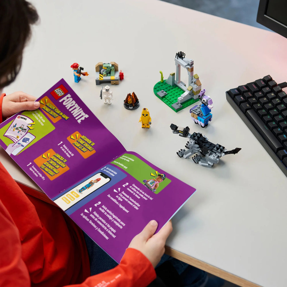 LEGO® Fortnite® Peely & Sparkplug’s Camp LEGO® Fortnite® Peely & Sparkplug’s Camp