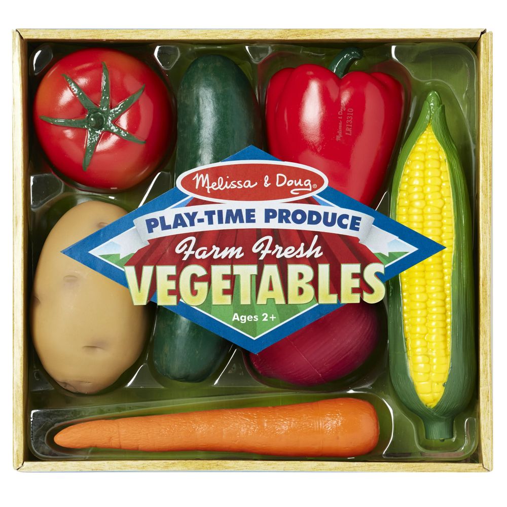 Melissa & Doug - Play Time Produce Vegetables Play Food