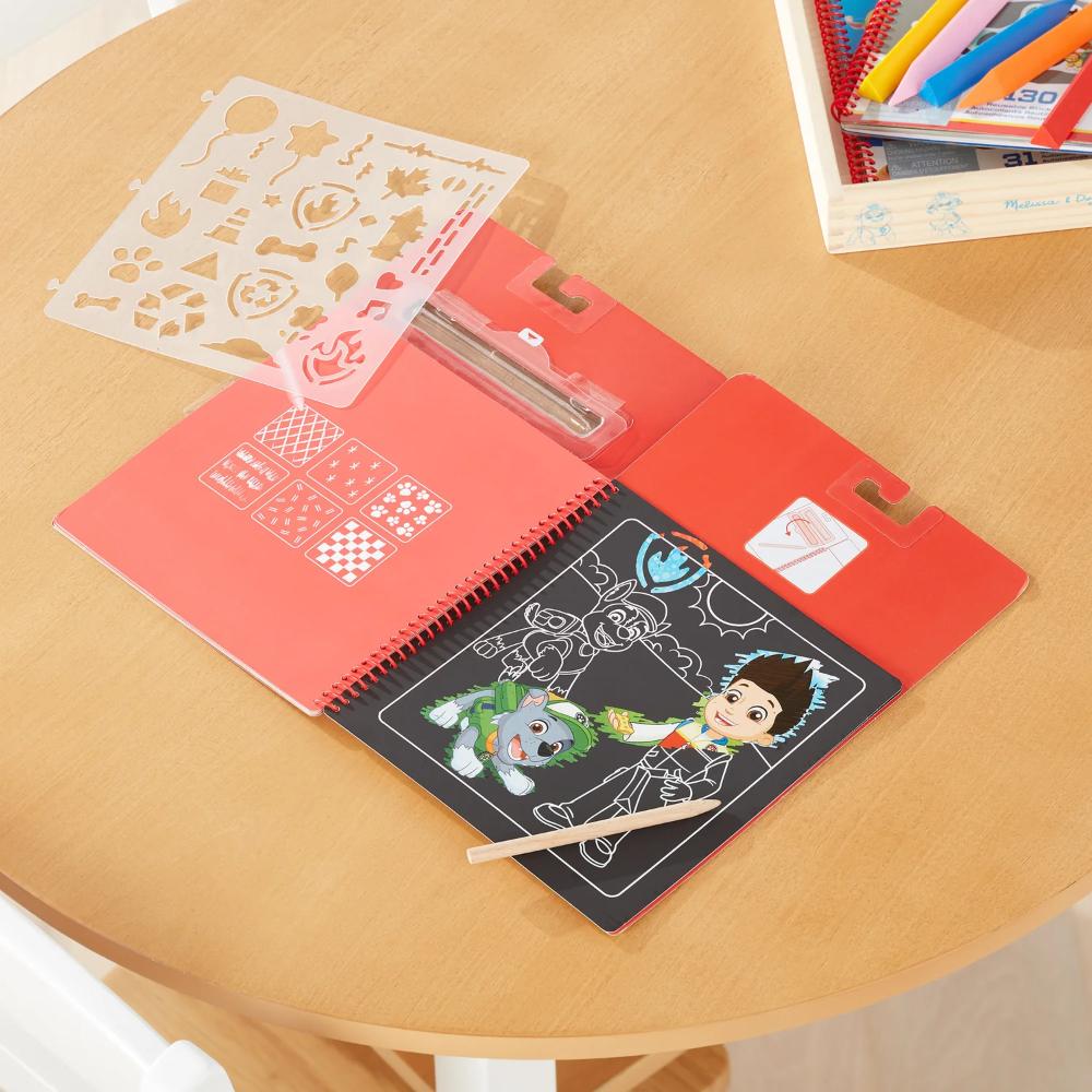 Melissa & Doug Paw Patrol Scratch Art Pad - Marshall