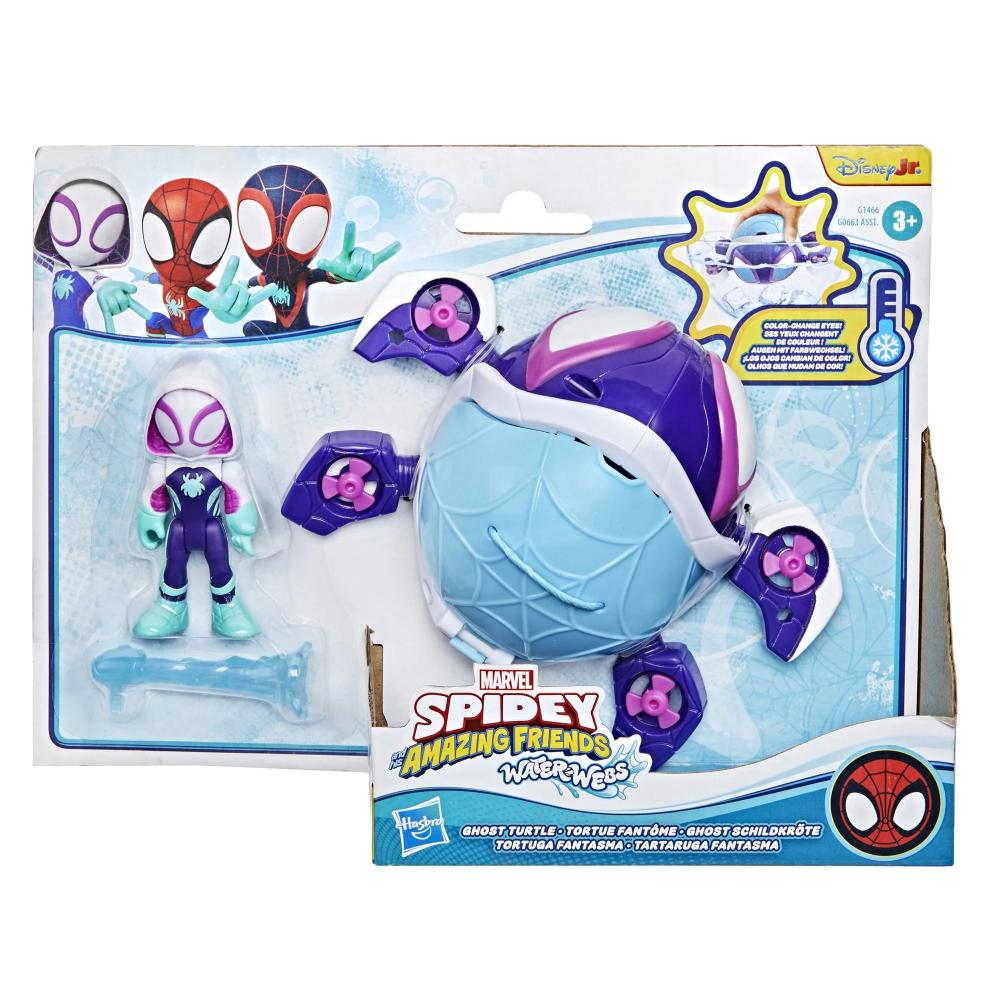 Marvel Spidey and his Amazing Friends Water-Webs Ghost Turtle Toy Submarine