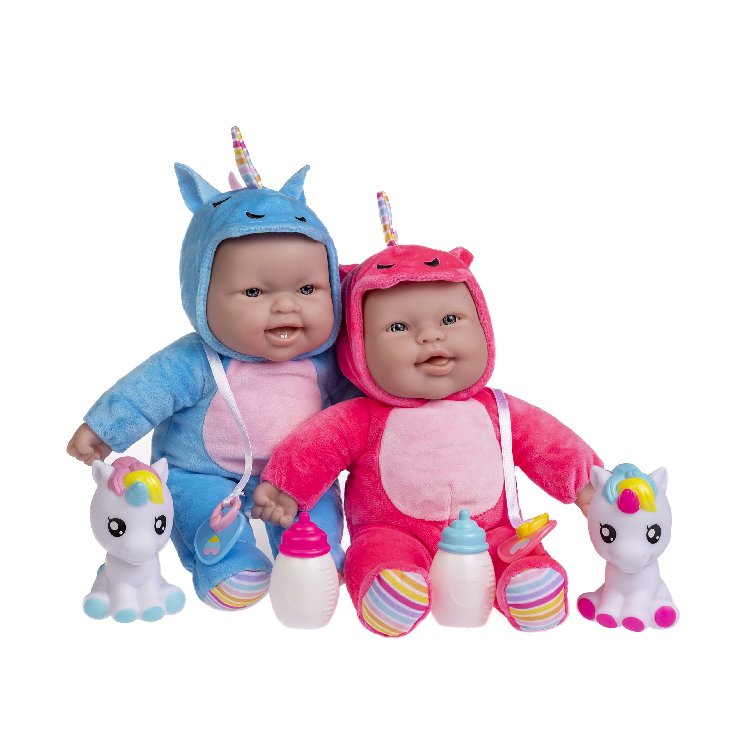 Jc Toys 12" Lots To Cuddle Babies In Animal Theme Assorted
