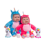 Jc Toys 12" Lots To Cuddle Babies In Animal Theme Assorted