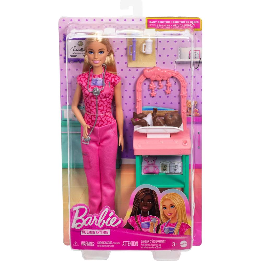 Barbie Baby Doctor with Blonde Fashion Doll Barbie Baby Doctor with Blonde Fashion Doll
