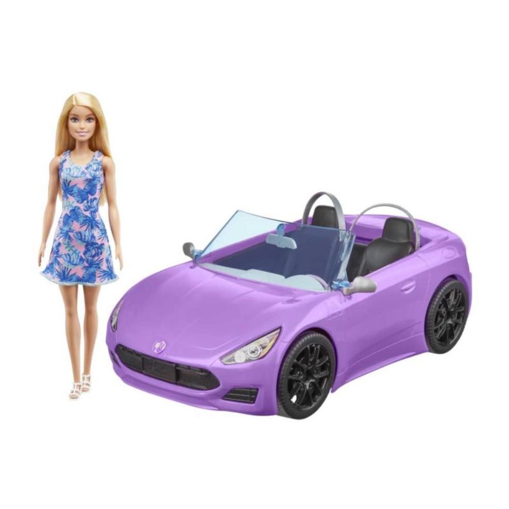 Barbie Glam Convertible Vehicle with Doll