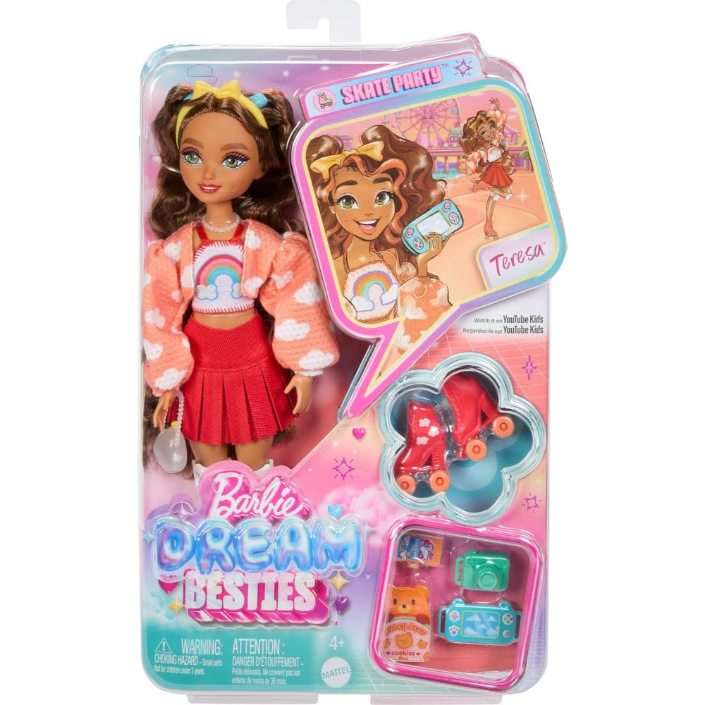 Barbie Dream Besties Doll Teresa Roller Skating