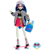 Monster High Ghoulia Yelps Doll With Pet And Accessories