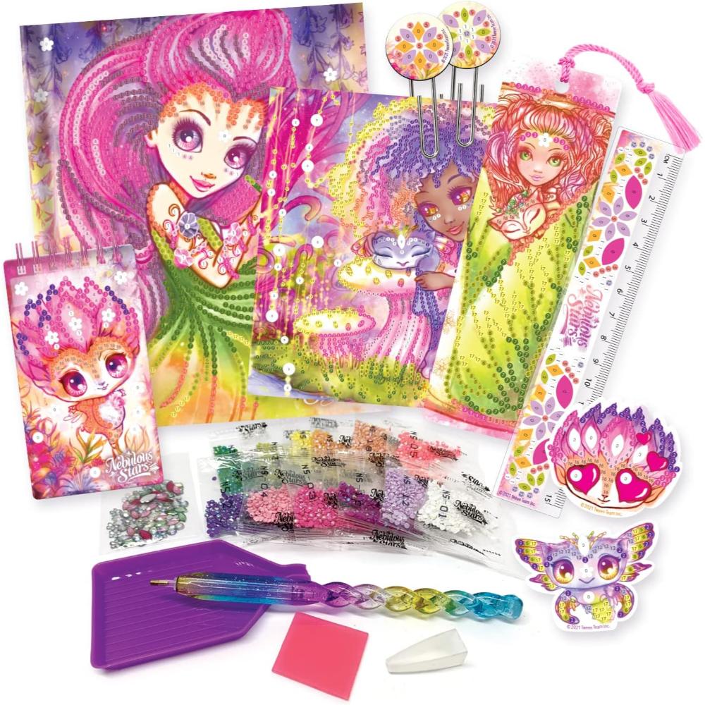 Nebulous Stars Dazzle By Number Stationery Nebulous Stars Dazzle By Number Stationery