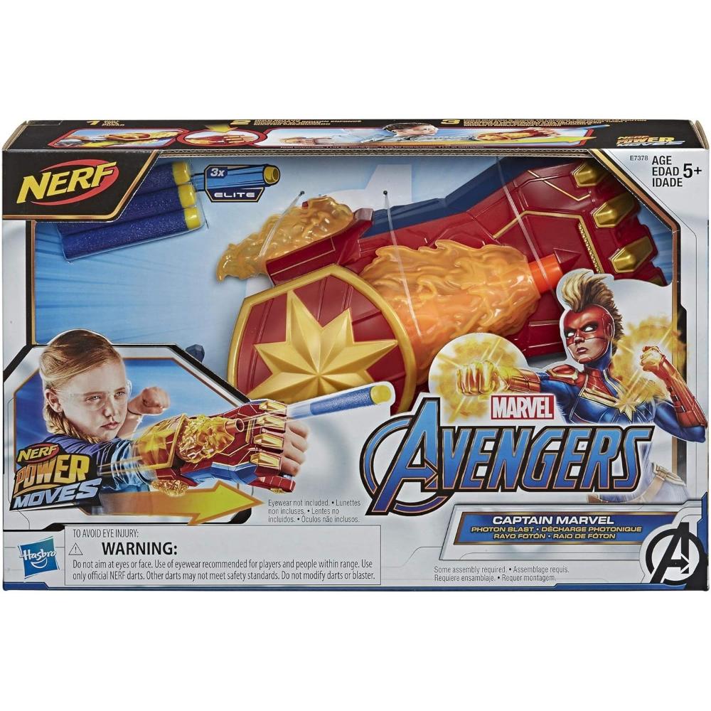 Nerf Avengers Power Moves Role Play Captain Marvel