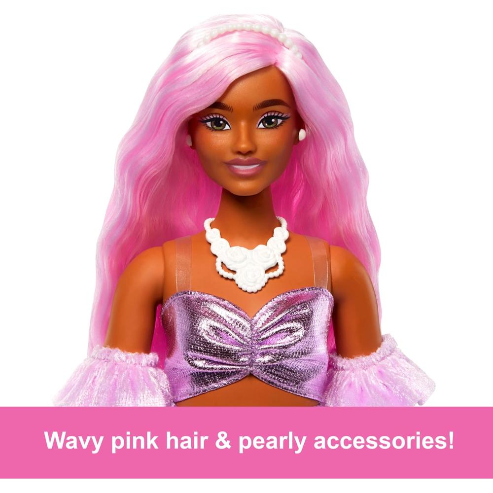 Barbie Barbiecore Deluxe Style Doll in Pink Hair and Glossy Pink Dress Barbie Barbiecore Deluxe Style Doll in Pink Hair and Glossy Pink Dress