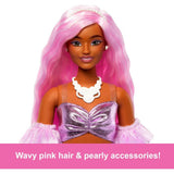 Barbie Barbiecore Deluxe Style Doll in Pink Hair and Glossy Pink Dress