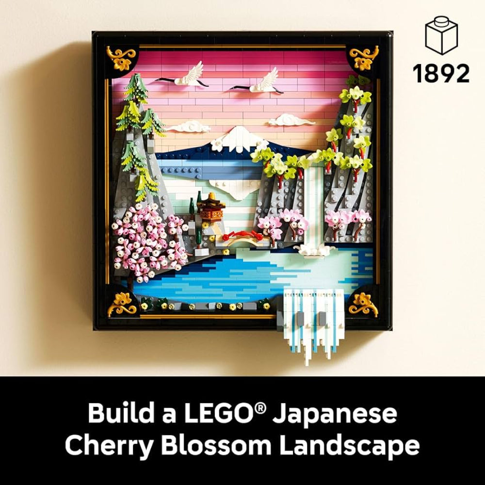 LEGO Japanese Cherry Blossom Landscape