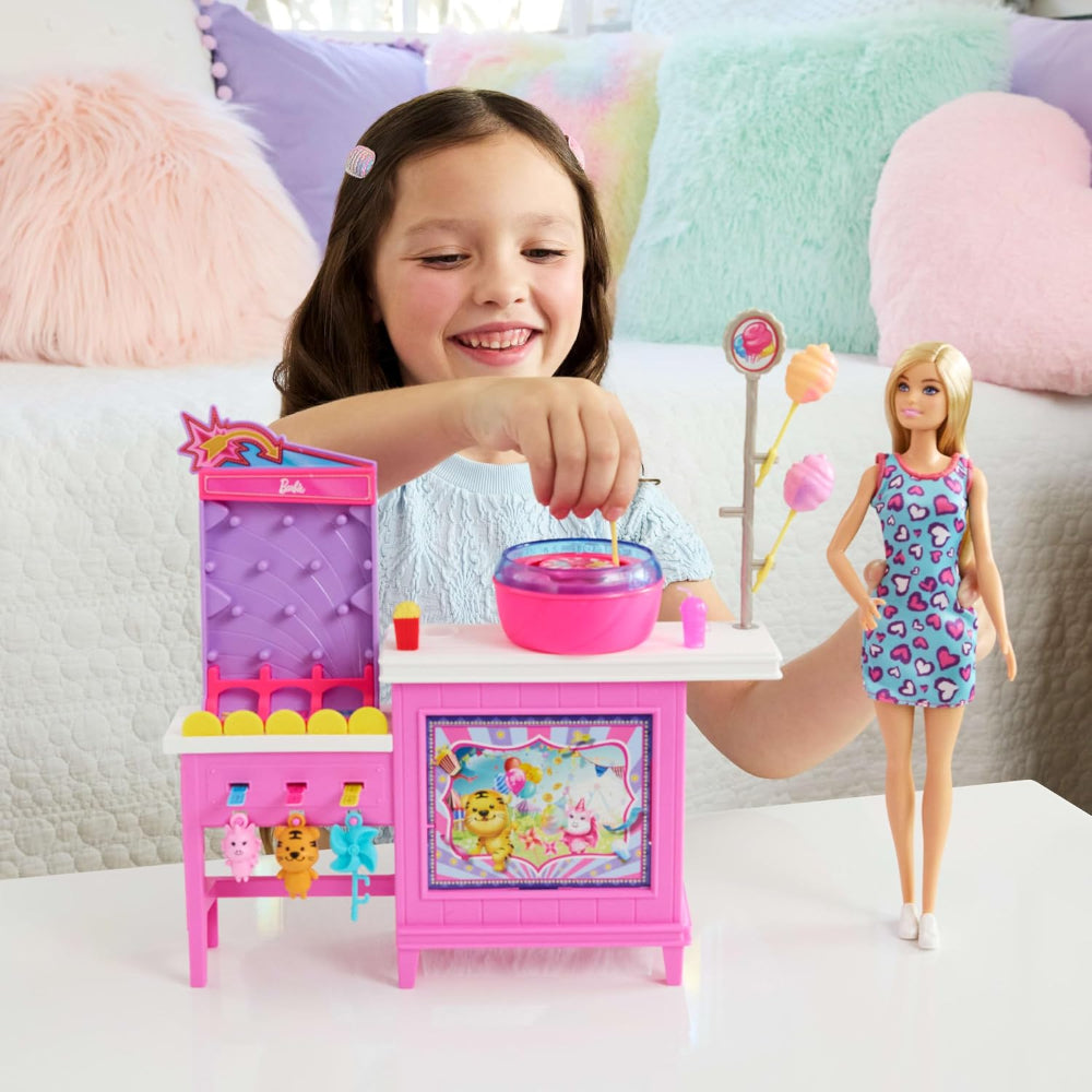 Barbie Mysteries: Beach Detectives Malibu Doll, Cotton Candy Game Playset