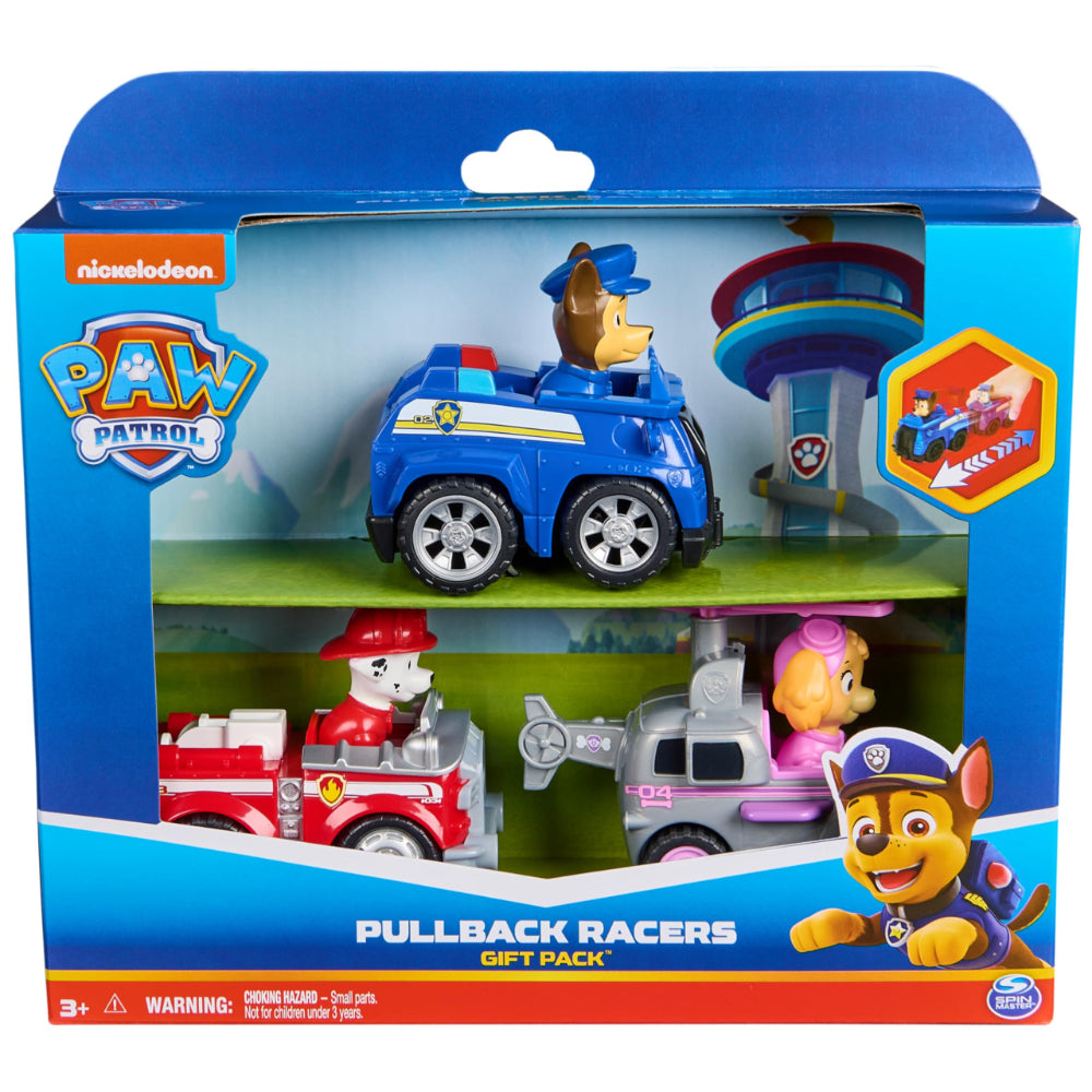 Paw Patrol Pull Back 3 5 Vehicle