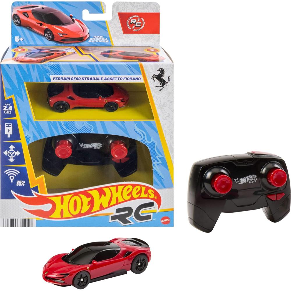 Hot Wheels RC 1:64 Ferrari Sf90 Stradale Hot Wheels RC 1:64 Ferrari Sf90 Stradale