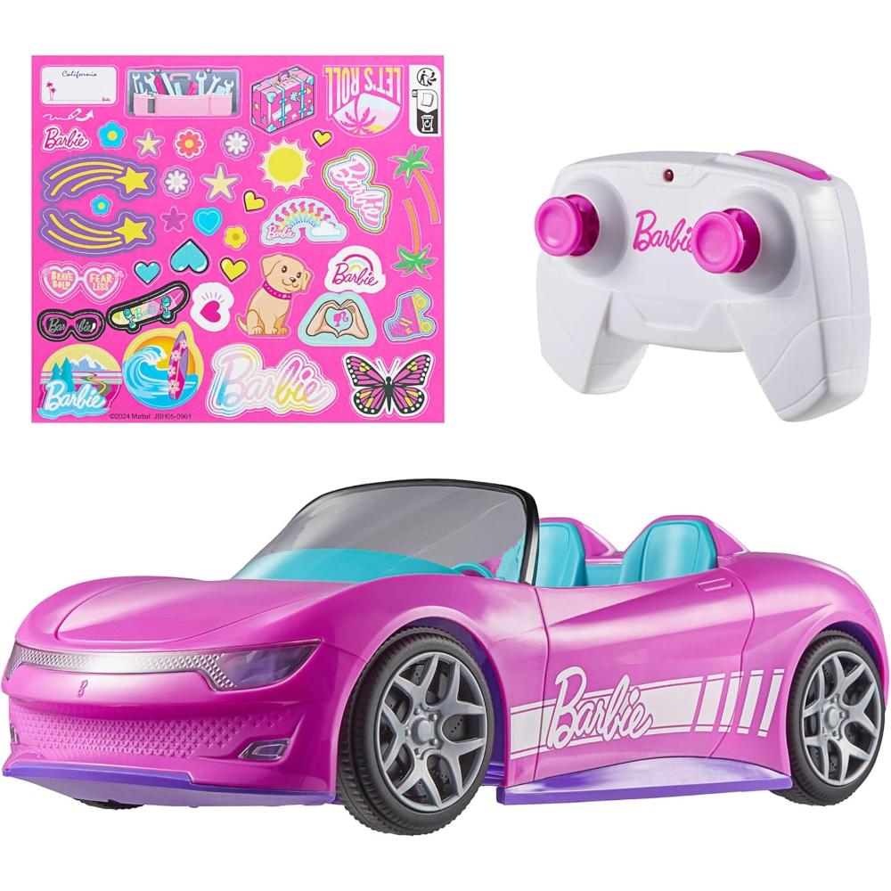 Barbie Hot Wheels RC Barbie Pink Convertible
