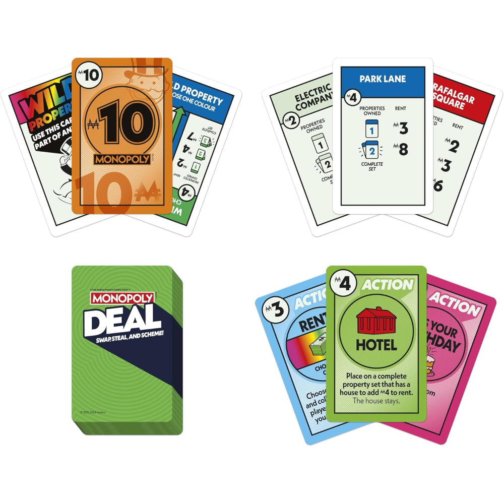 Hasbro Gaming Monopoly Deal Refresh Card Game