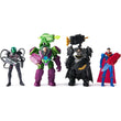 DC Metal Force 4In Team Up Brainiac and Lex Luthor vs Batman and Superman Set