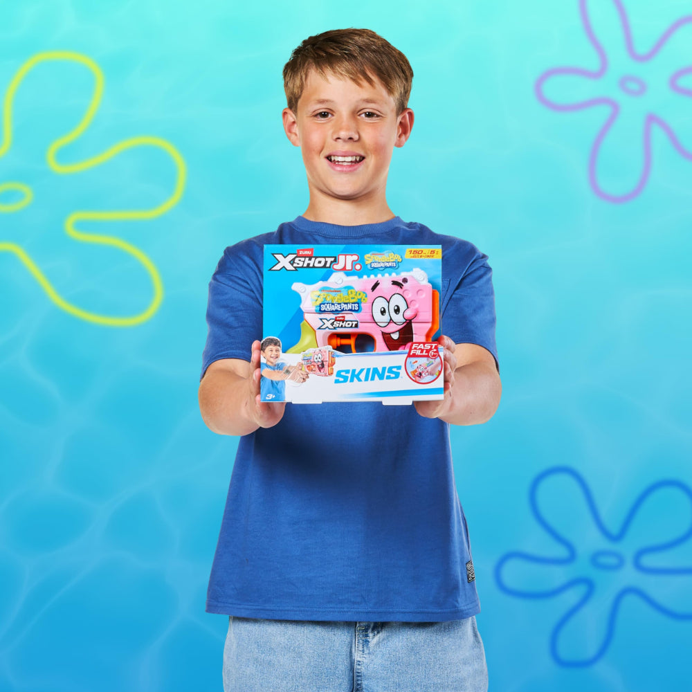 XShot Water Fast Fill Skins Spongebob Jr Series 1