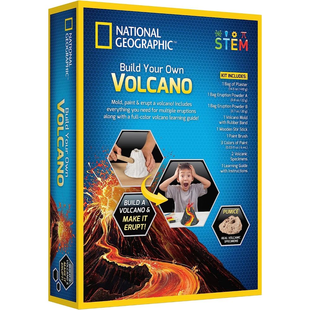 National Geographic Build Your Own Volcano Science Kit – Toys4me