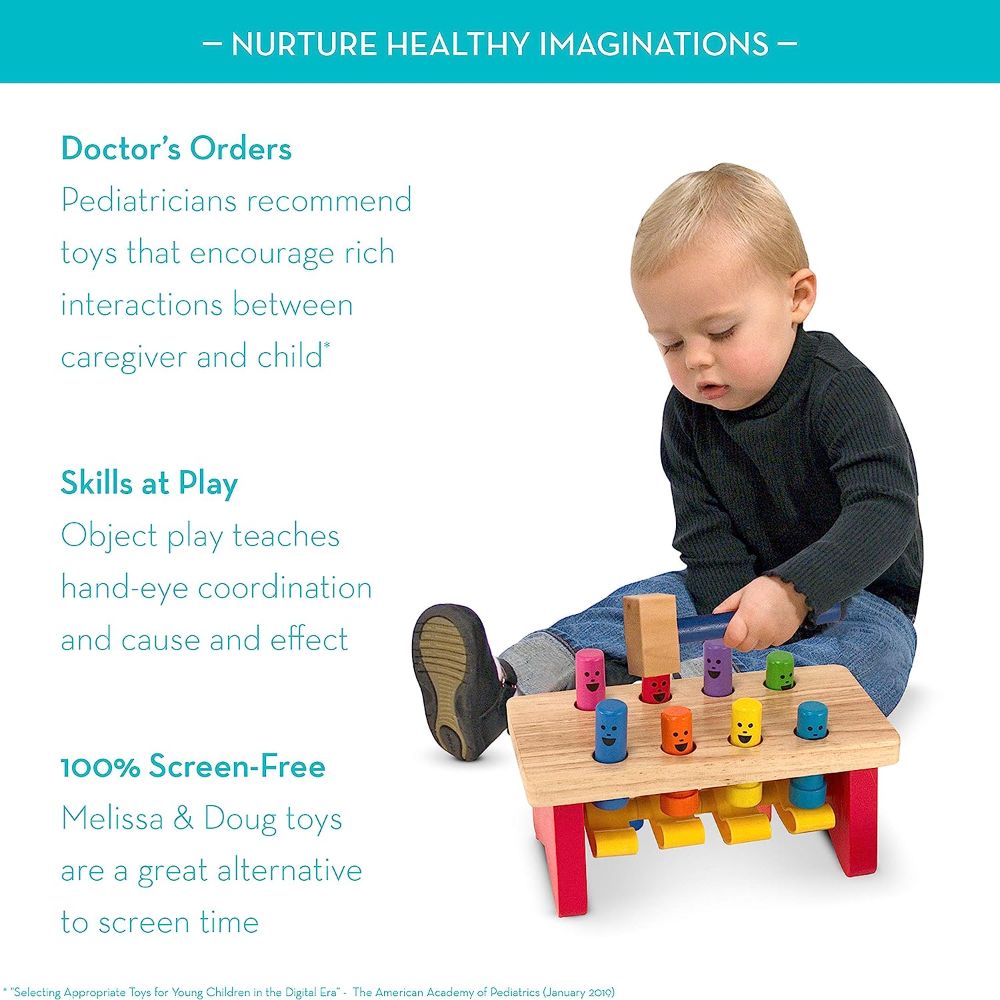 Melissa & Doug - Deluxe Pounding Bench