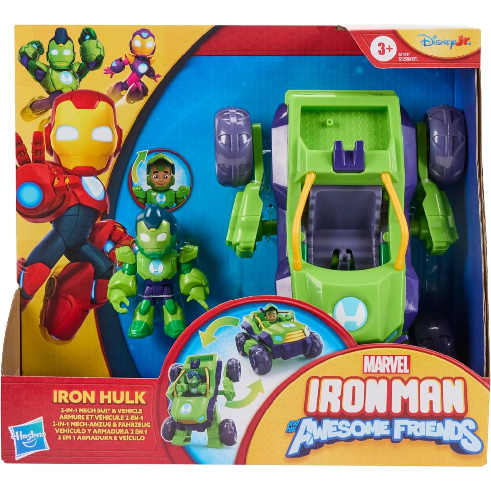 Marvel Iron Man and his Awesome Friends Iron Hulk 2-In-1 Mech Suit