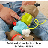 Fisher-Price Baby Sensory Toy FP Pets Click & Spin Activity Pupd
