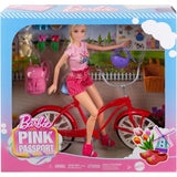 Barbie Pink Passport Holland Doll Set With Bicycle