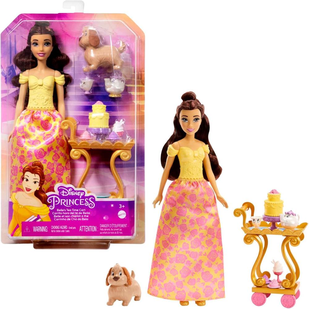 Disney Princess Belle Fashion Doll & Tea Cart Disney Princess Belle Fashion Doll & Tea Cart
