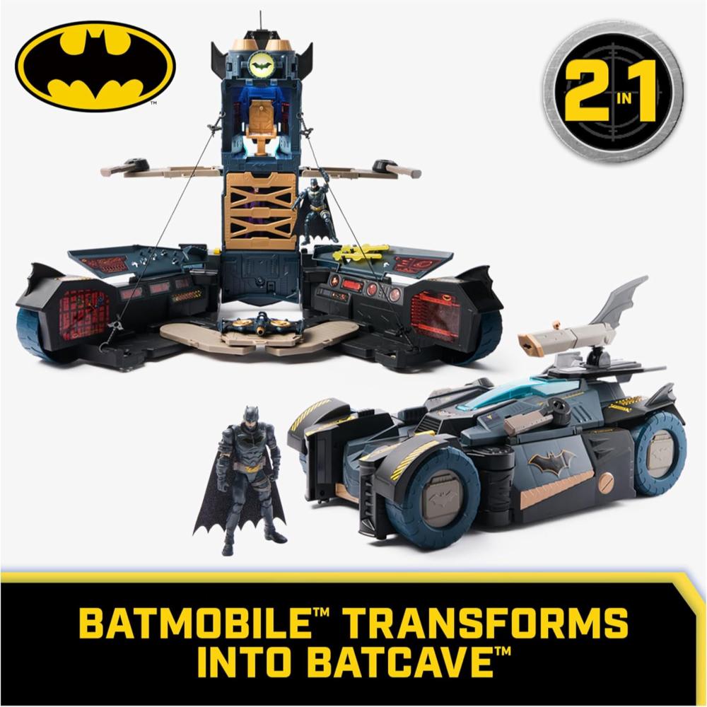 DC  2-in-1 Batman Ultimate Transforming Batmobile Playset