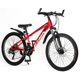 ROYAL BABY JUNIOR 24IN MTB ALLOY 21 SPEED RED