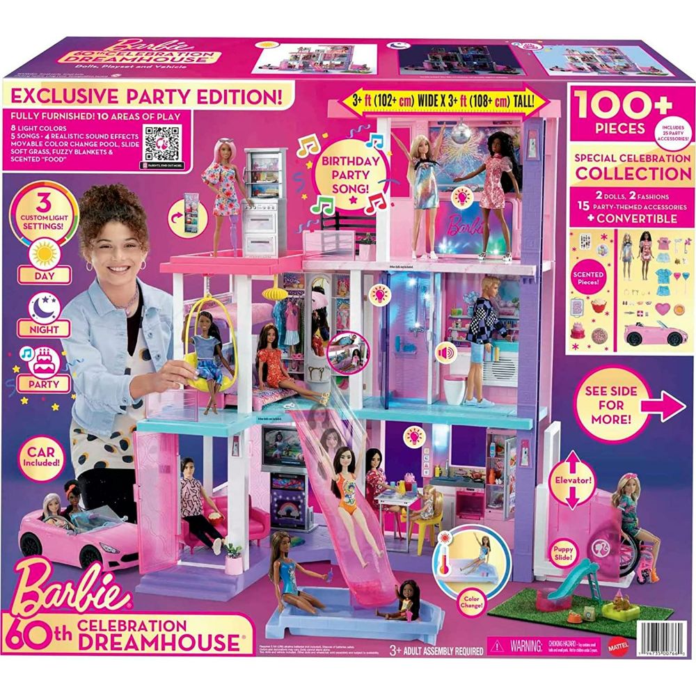 Barbie 60th Celebration Dream House Playset (3.75 ft)