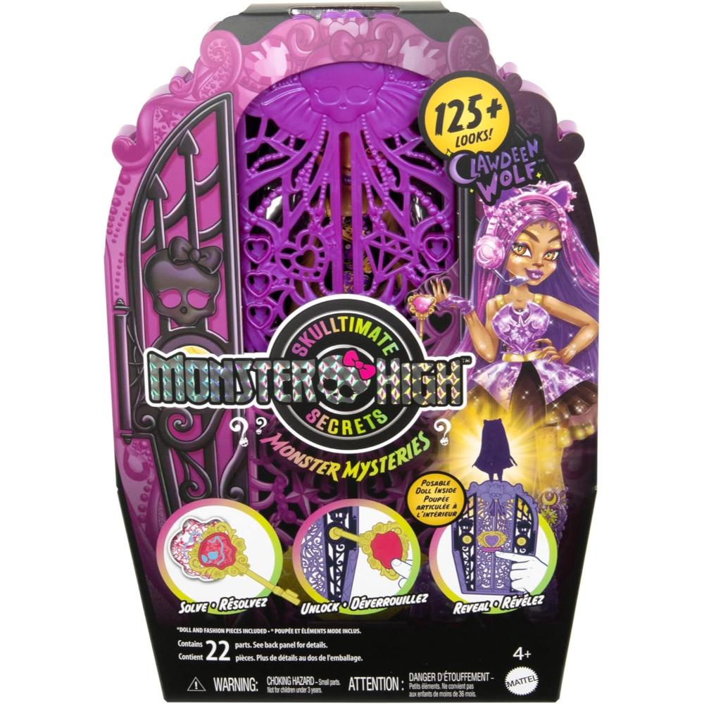 Monster High Skulltimate Secrets Monster Mysteries Playset Clawdeen Wolf