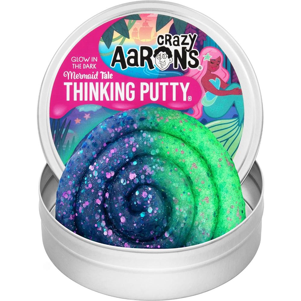 Crazy Aaron Mermaid Tale - Full Size 4" Thinking Putty Tin for EU