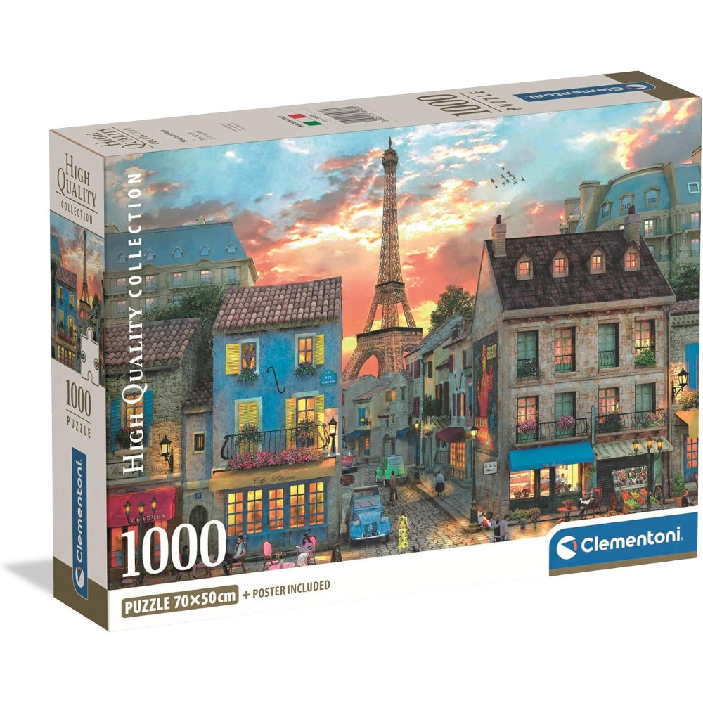 Clementoni Puzzle Collection Streets of Paris 1000 Pieces