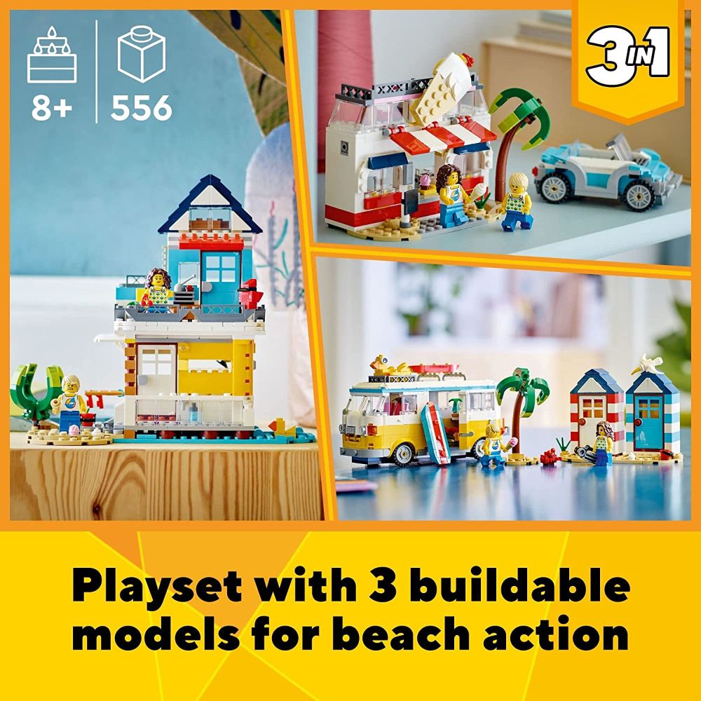 Lego Creator 31138 3-in-1 Beach Camper Van