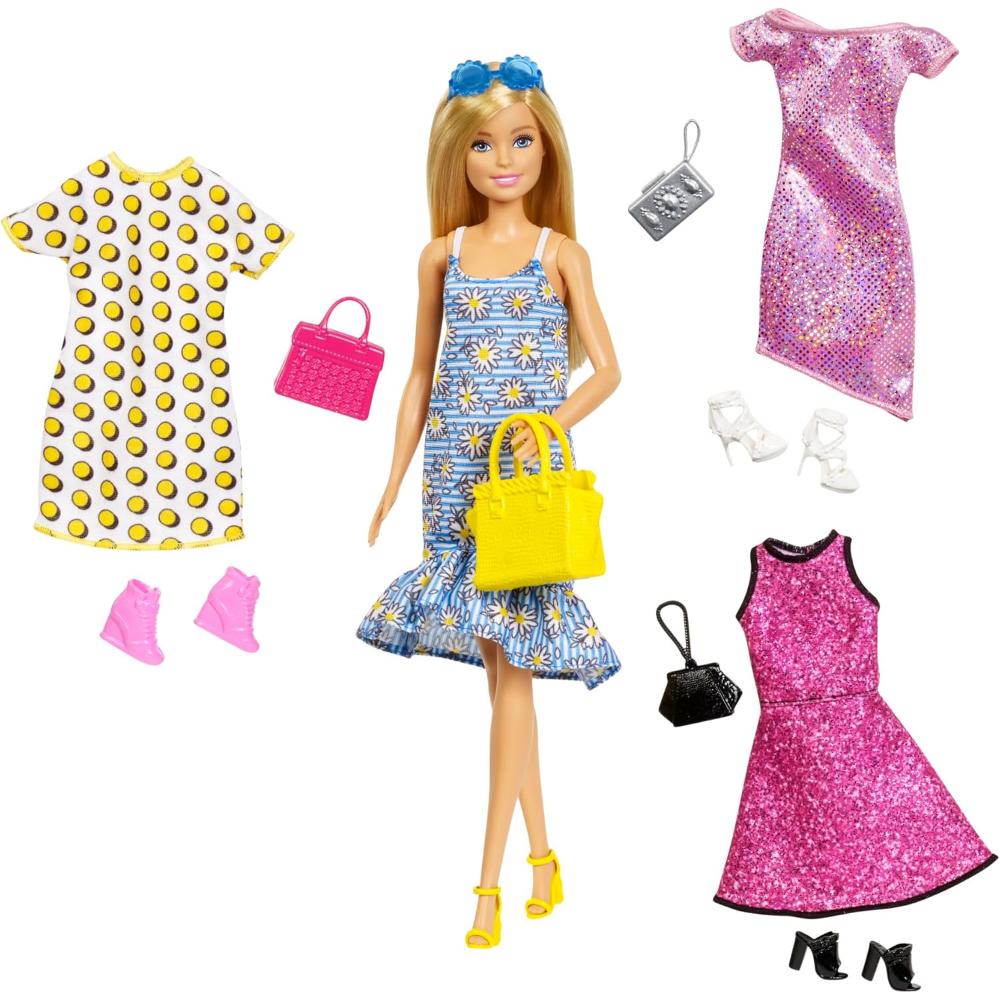 Barbie Fashionista Doll Patry with 4 Fashions Barbie Fashionista Doll Patry with 4 Fashions