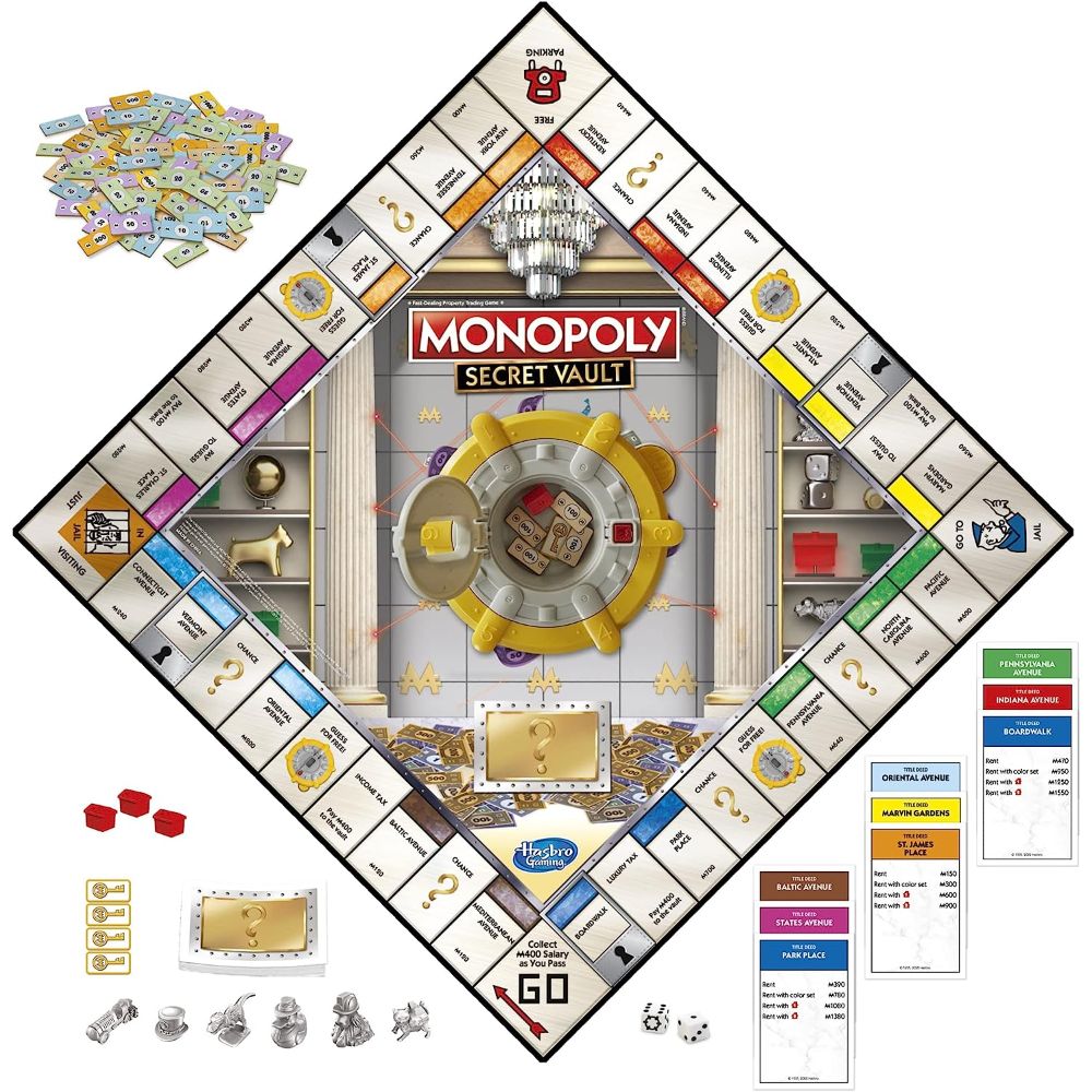 Monopoly Secret Vault Board Game Monopoly Secret Vault Board Game