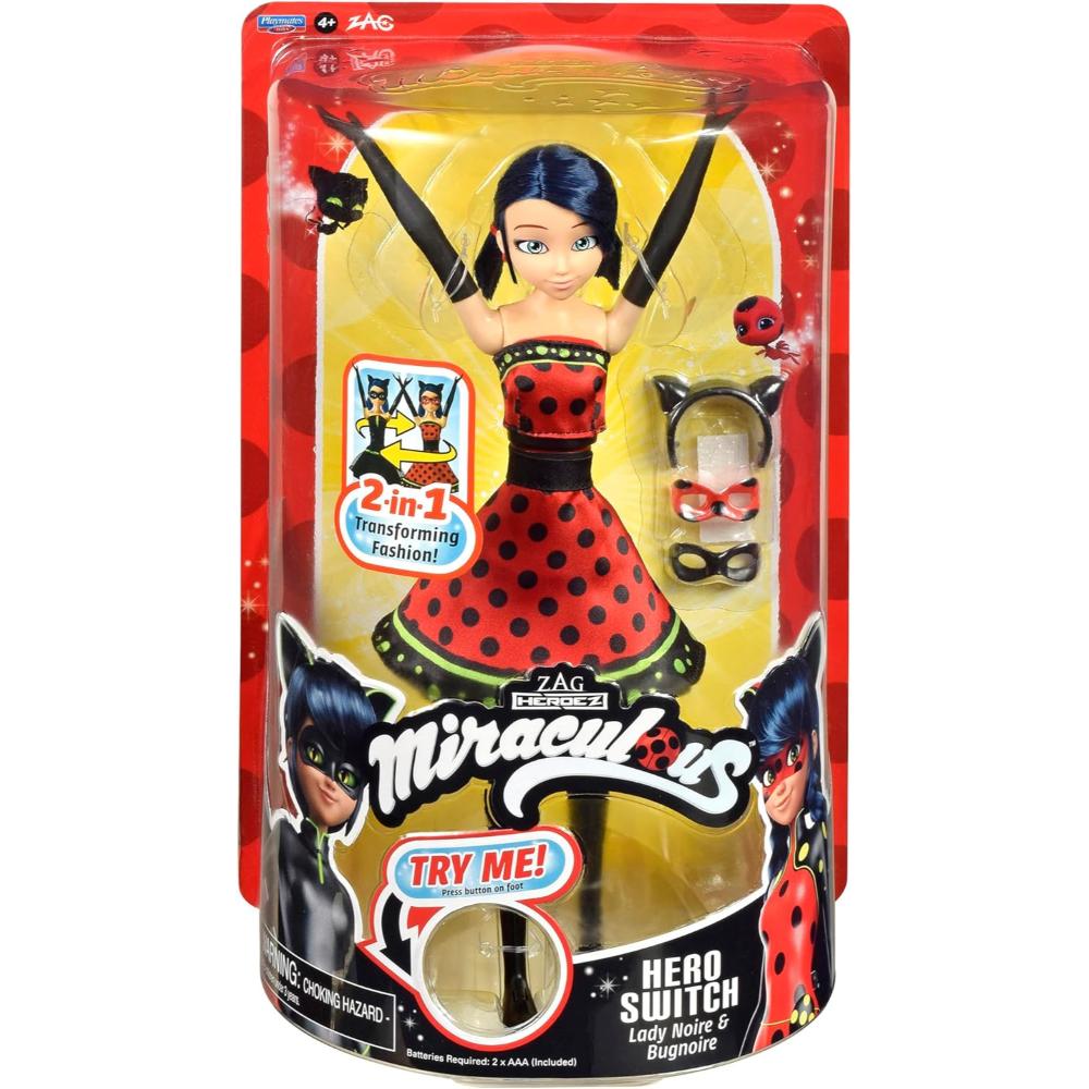 Miraculous Hero Switch Lady Noire & Bugnoire