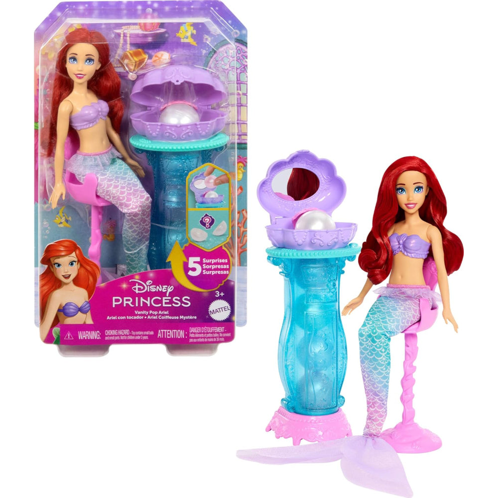 Disney Princess Ariel Mermaid Fashion Doll & Vanity Surprise