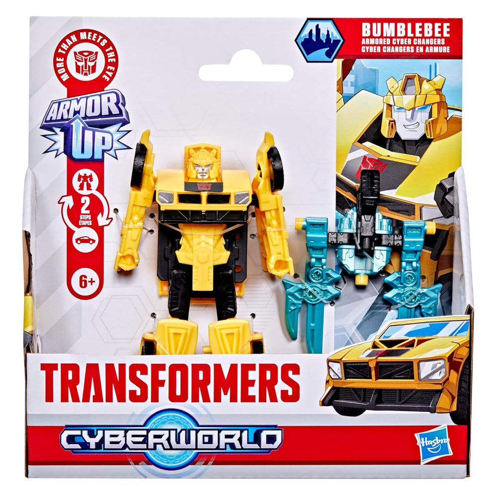 Transformers Cyberworld Armored Cyber Changers Bumblebee